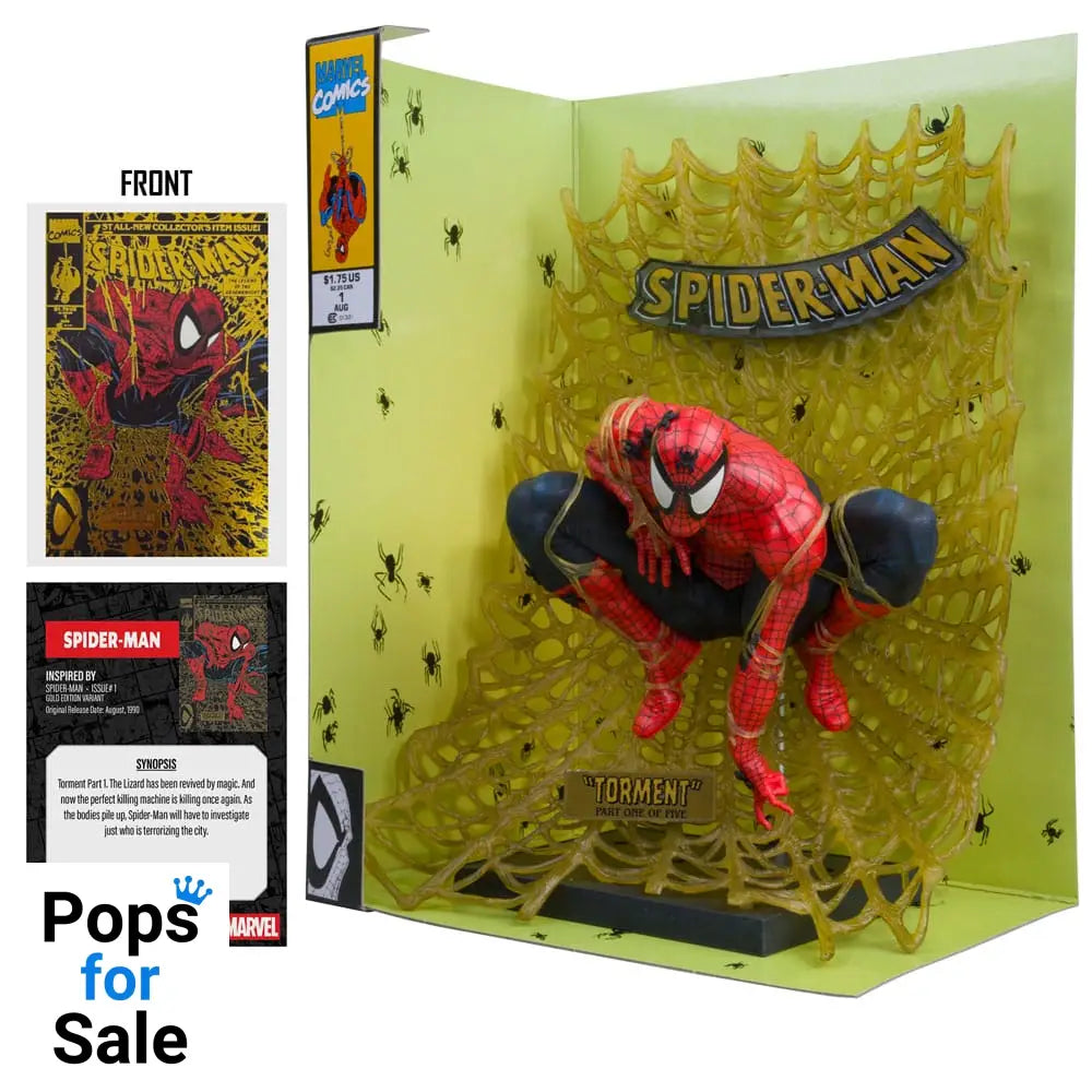 Marvel Collection PVC Statue 1/6 Spider-Man (Spider-Man # 1) (Gold Edition) (Gold Label) 15 cm
