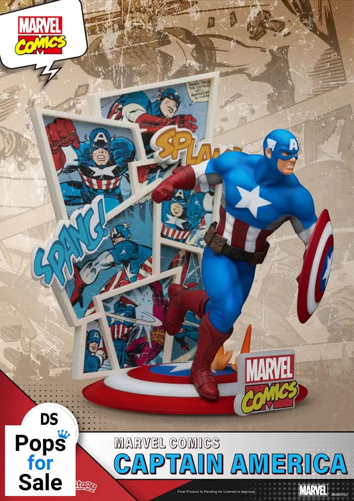 Marvel Comics D-Stage PVC Diorama Captain America 16 cm