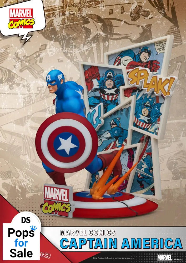 Marvel Comics D-Stage PVC Diorama Captain America 16 cm