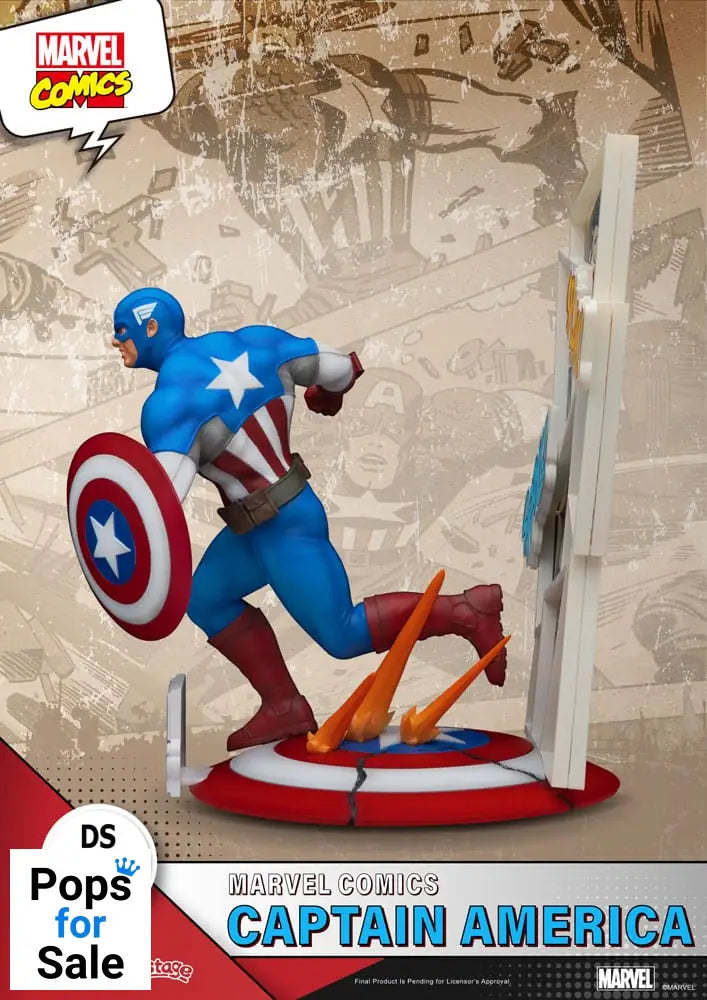 Marvel Comics D-Stage PVC Diorama Captain America 16 cm