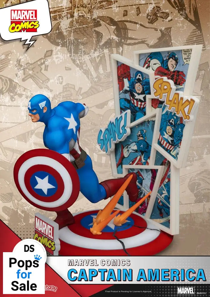 Marvel Comics D-Stage PVC Diorama Captain America 16 cm