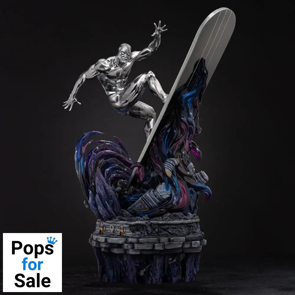 Marvel Comics Infinity Gauntlet Diorama Art Scale Statue 1/10 Silver Surfer Deluxe 36 cm