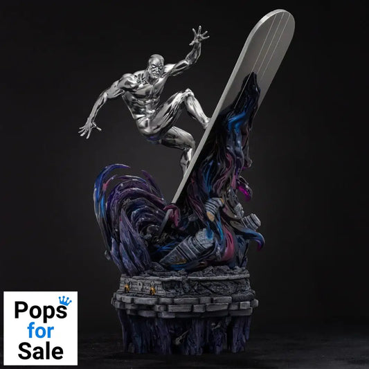 Marvel Comics Infinity Gauntlet Diorama Art Scale Statue 1/10 Silver Surfer Deluxe 36 cm