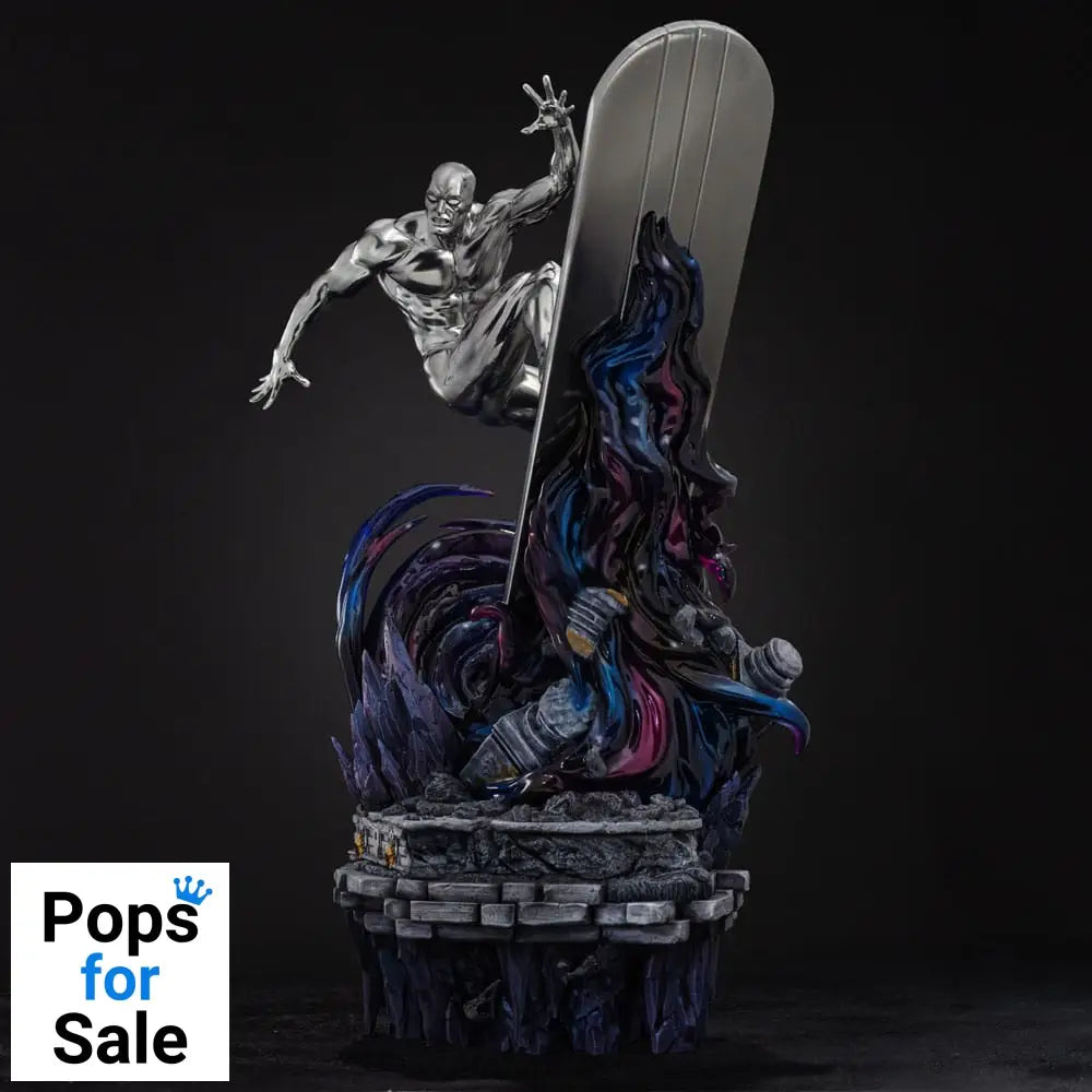 Marvel Comics Infinity Gauntlet Diorama Art Scale Statue 1/10 Silver Surfer Deluxe 36 cm