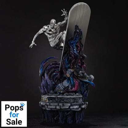 Marvel Comics Infinity Gauntlet Diorama Art Scale Statue 1/10 Silver Surfer Deluxe 36 cm