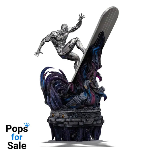 Marvel Comics Infinity Gauntlet Diorama Art Scale Statue 1/10 Silver Surfer Deluxe 36 cm