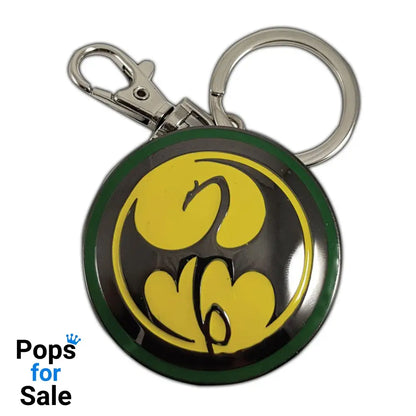 Marvel Comics Metal Keychain Iron Fist Logo Keyrings