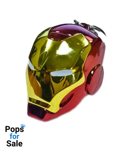 Marvel Comics Metal Keychain Iron Man Helmet Keyrings
