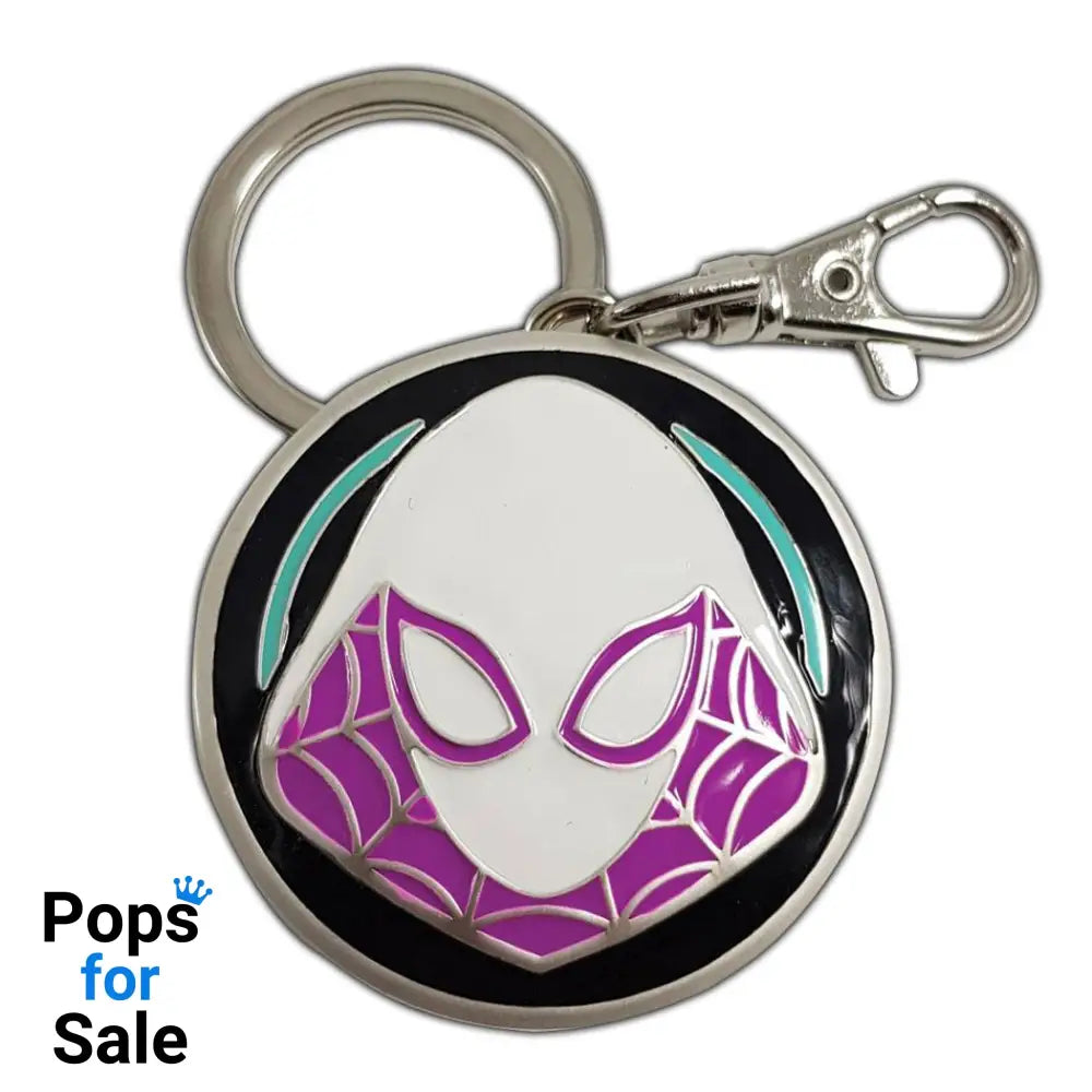 Marvel Comics Metal Keychain Spider-Gwen Logo Keyrings