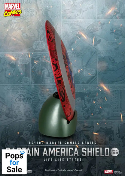 Marvel Comics PVC Captain America Shield Life Size Statue 64 cm