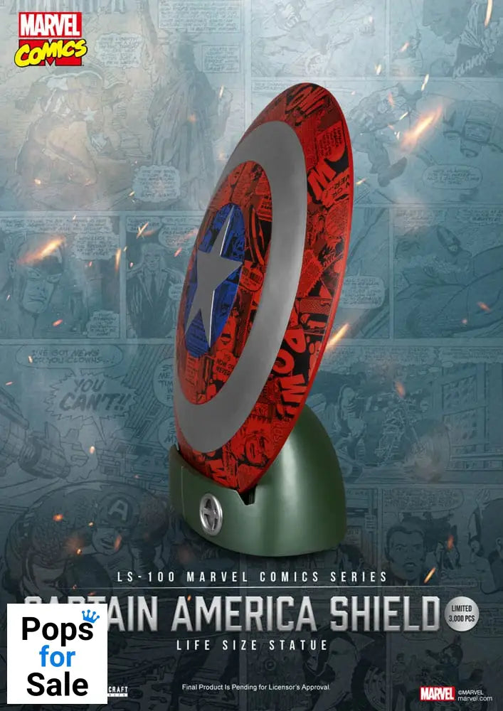 Marvel Comics PVC Captain America Shield Life Size Statue 64 cm