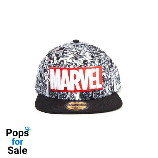 Marvel Comics Snapback Cap Classic Red & White Logo