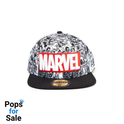 Marvel Comics Snapback Cap Classic Red & White Logo Beanies & Caps