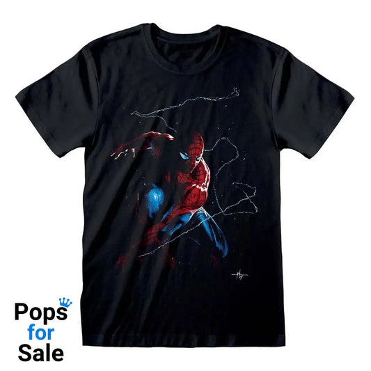 Marvel Comics Spider-Man T-Shirt Spidey Art Size S