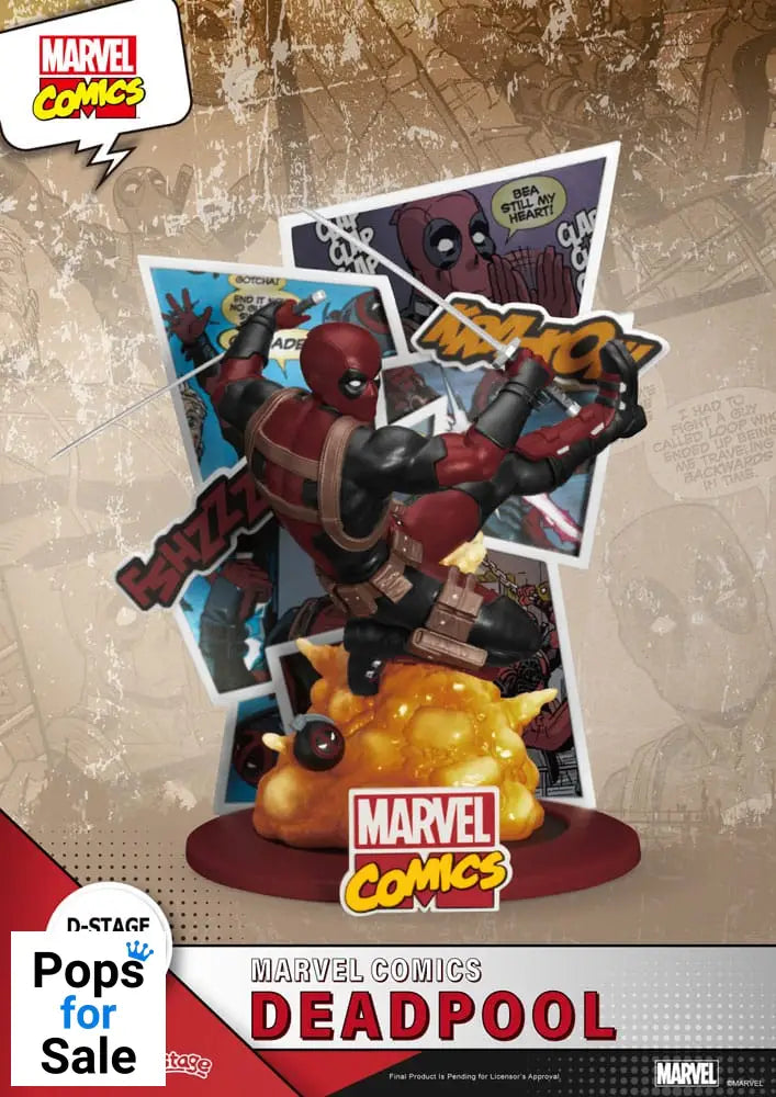 Marvel D-Stage PVC Diorama Deadpool 16 cm