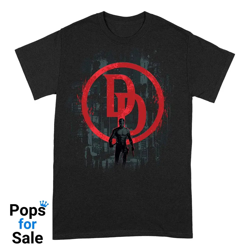Marvel Daredevil T-Shirt Daredevil Double D Shadow Size XL