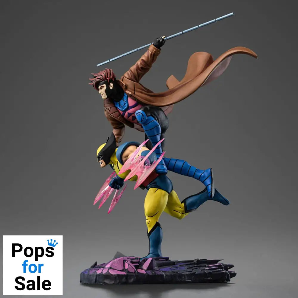 Marvel Deluxe Art Scale Statue 1/10 X-Men´97 Gambit & Wolverine 29 cm