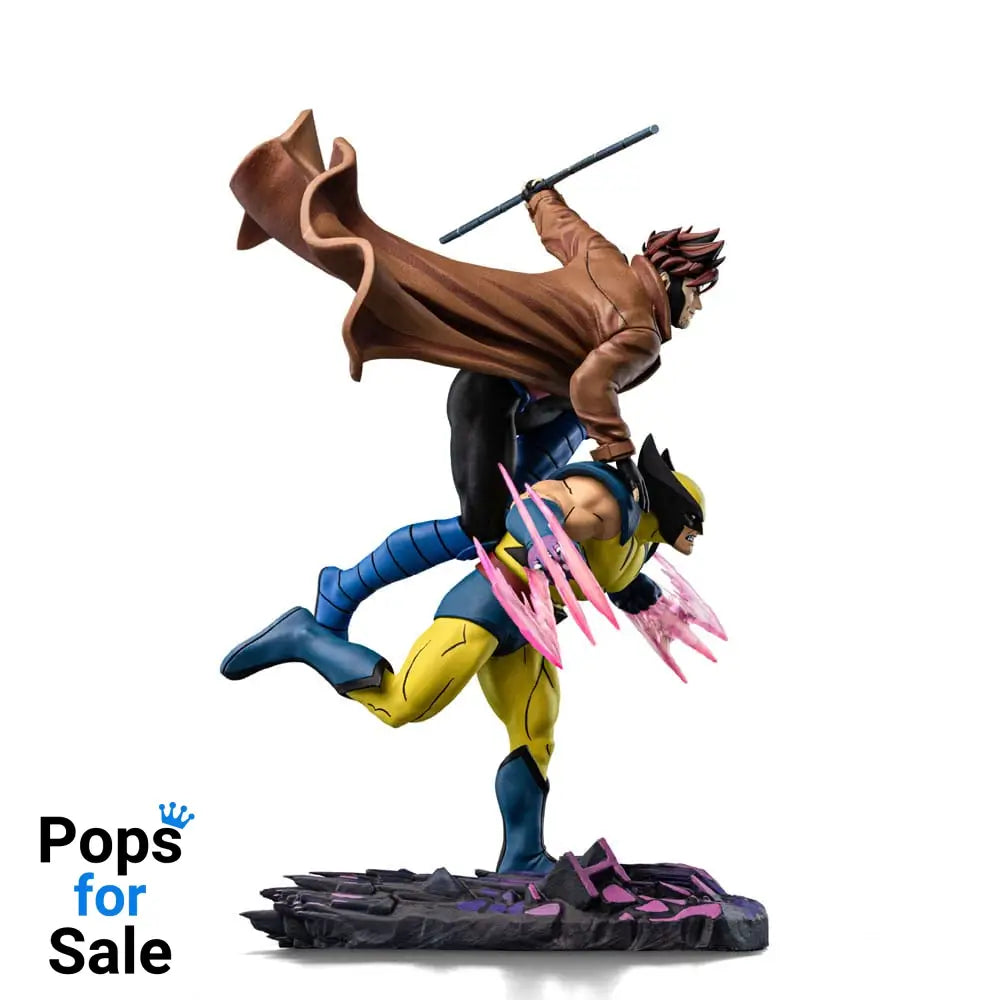 Marvel Deluxe Art Scale Statue 1/10 X-Men´97 Gambit & Wolverine 29 cm