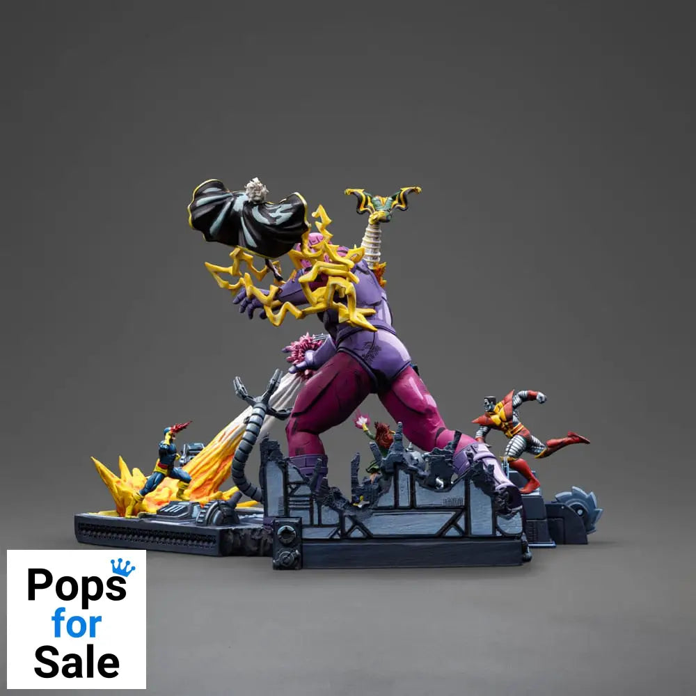 Marvel Demi Art Scale Statue 1/20 X-Men Danger Room Diorama A (Comics Color Variant) 42 cm