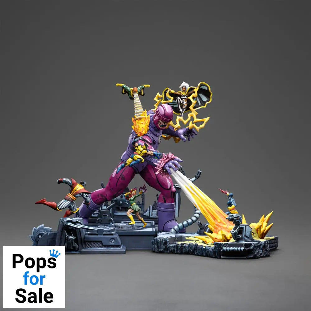 Marvel Demi Art Scale Statue 1/20 X-Men Danger Room Diorama A (Comics Color Variant) 42 cm