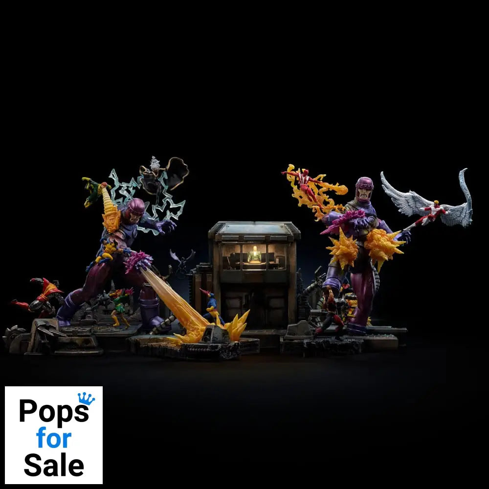 Marvel Demi Art Scale Statue 1/20 X-Men Danger Room Diorama B (Comic Version) 43 cm