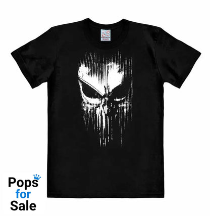 Marvel Easy Fit T-Shirt Punisher - Striped Skull Size M T-shirts