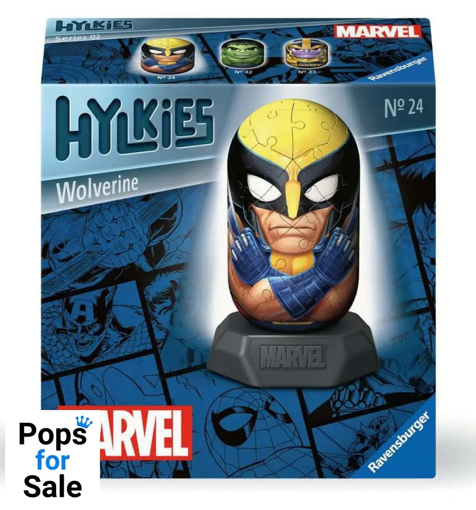 Marvel Hylkies 3D Puzzle Wolverine (55 pieces)