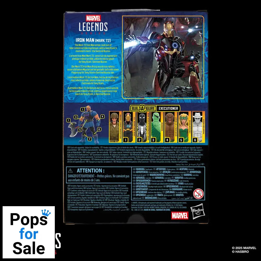 Marvel Legends Action Figure Iron Man (Mark 72) (BAF: Executioner) 15 cm