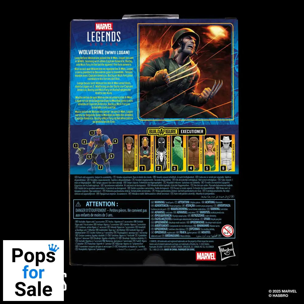 Marvel Legends Action Figure Wolverine (WWII Logan) 15 cm