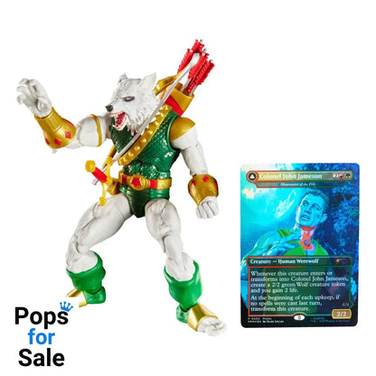 Marvel Legends Magic: The Gathering Action Figure Man-Wolf (plus Exclusive Foil Card) 15 cm