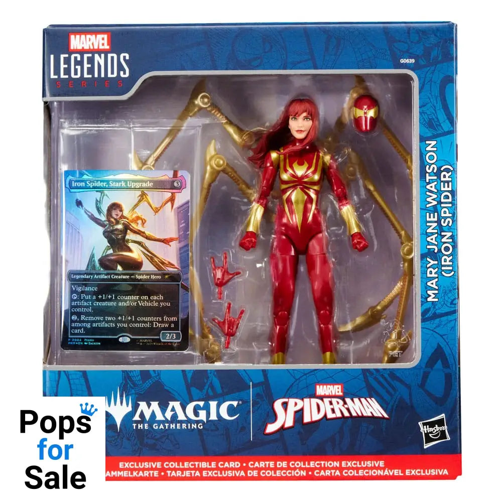 Marvel Legends Magic: The Gathering Action Figure Mary Jane Watson (Iron Spider) (plus Exclusive Foil Card) 15 cm