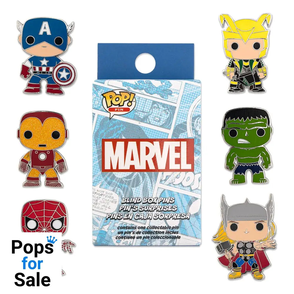 Marvel Loungefly POP! Enamel Pins Group 3 cm Assortment (12)