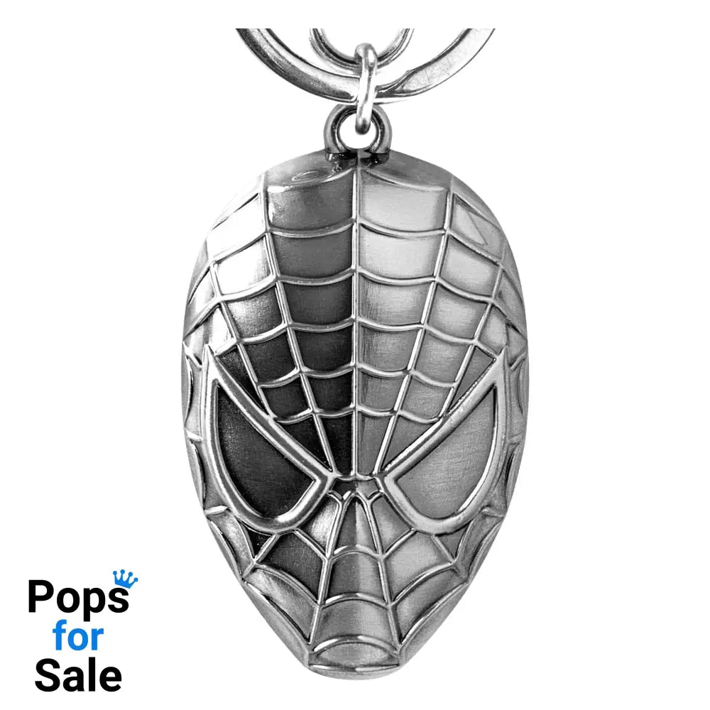 Marvel Metal Keychain Spider Man Head Keyrings