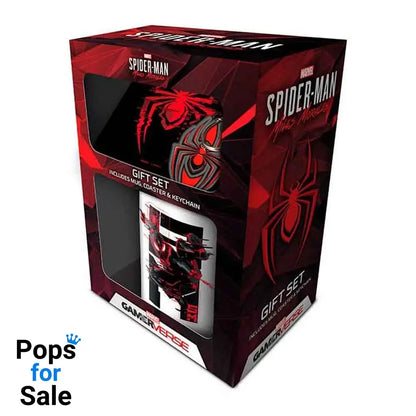 Marvel Mug, Coaster and Keychain Set Spider-Man Miles Morales Web Glitch