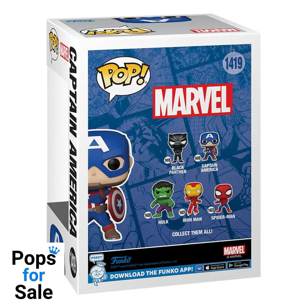 Marvel New Classics POP! Vinyl Figure Captain America 9 cm