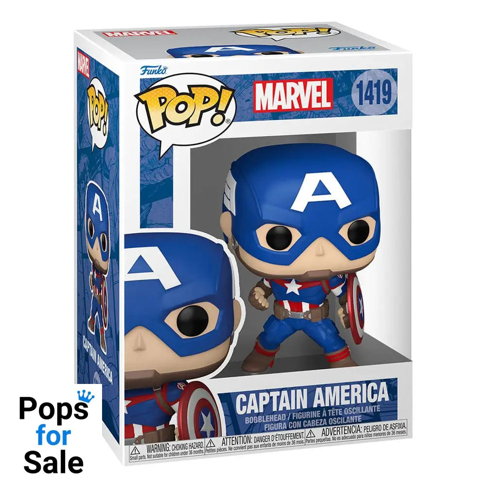 Marvel New Classics POP! Vinyl Figure Captain America 9 cm