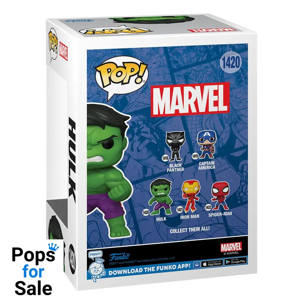 Marvel New Classics POP! Vinyl Figure Hulk 9 cm