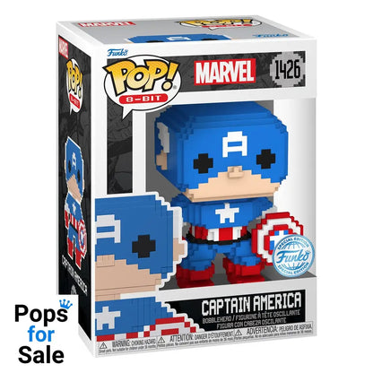 Marvel POP! 8-Bit Vinyl Figure Captain America 9 cm