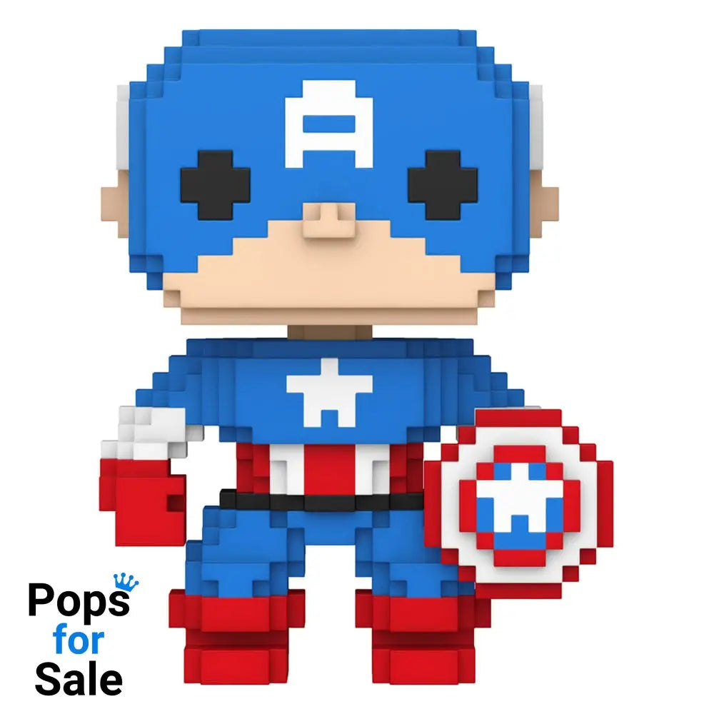 Marvel POP! 8-Bit Vinyl Figure Captain America 9 cm POP! Figures