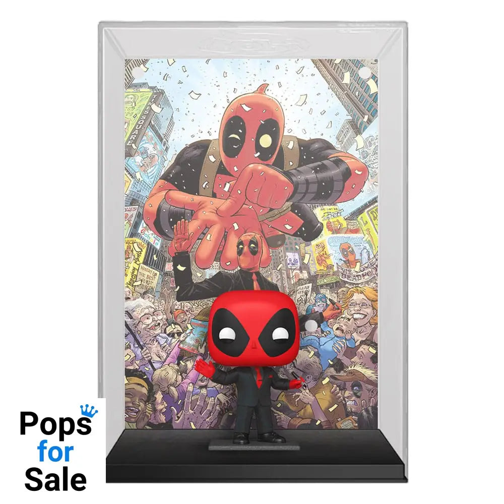 Marvel POP! Comic Cover Vinyl Figure Deadpool (2025) #1 Deadpool in Black Suit 9 cm POP! Figures