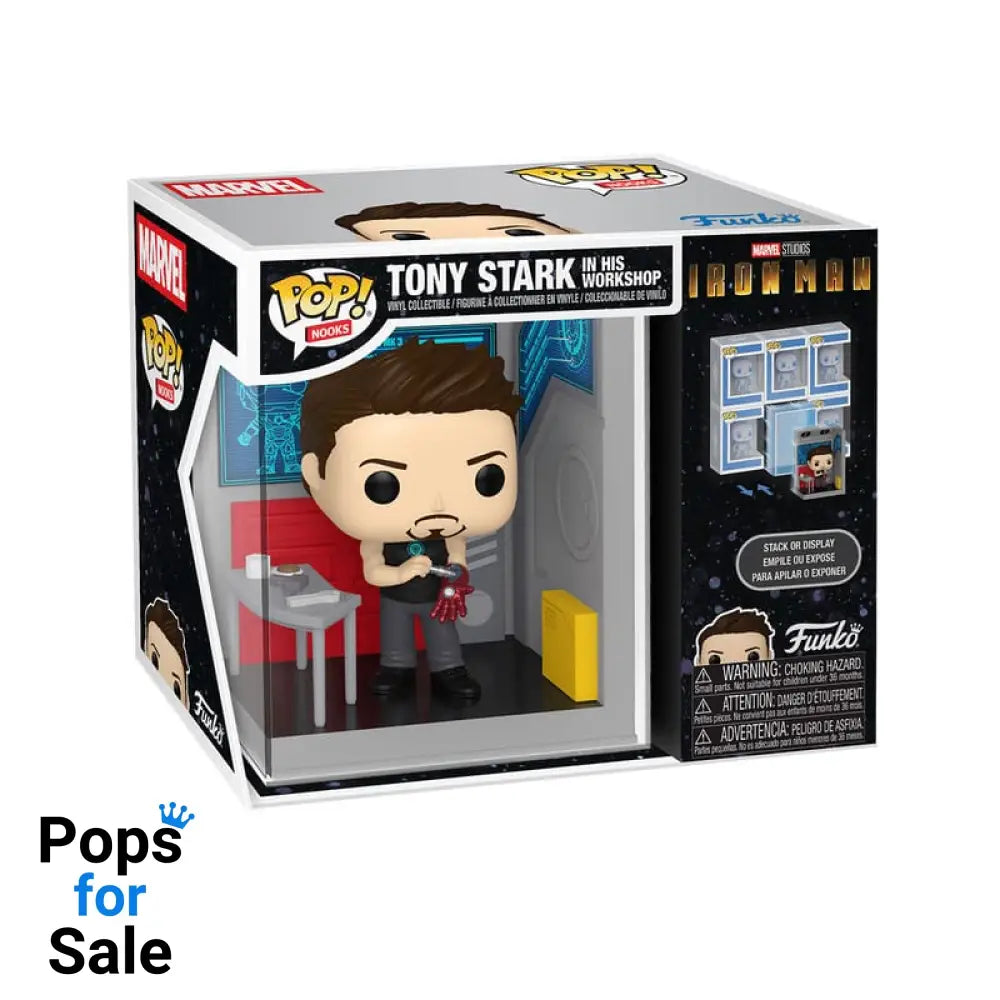 Marvel POP! Nooks Vinyl Figure Tony's Garage 9 cm