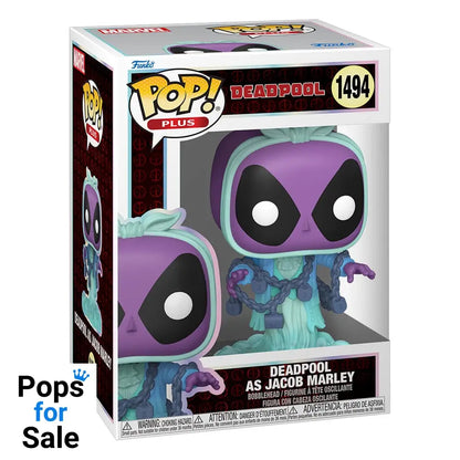 Marvel POP! Plus Vinyl Figure Deadpool as Jacob Marley 9 cm