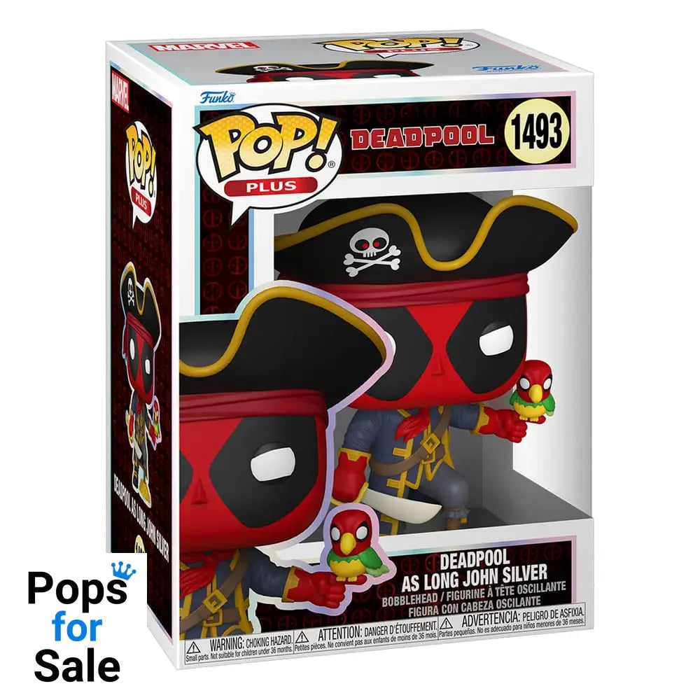 Marvel POP! Plus Vinyl Figure Deadpool as Long John Silver 9 cm