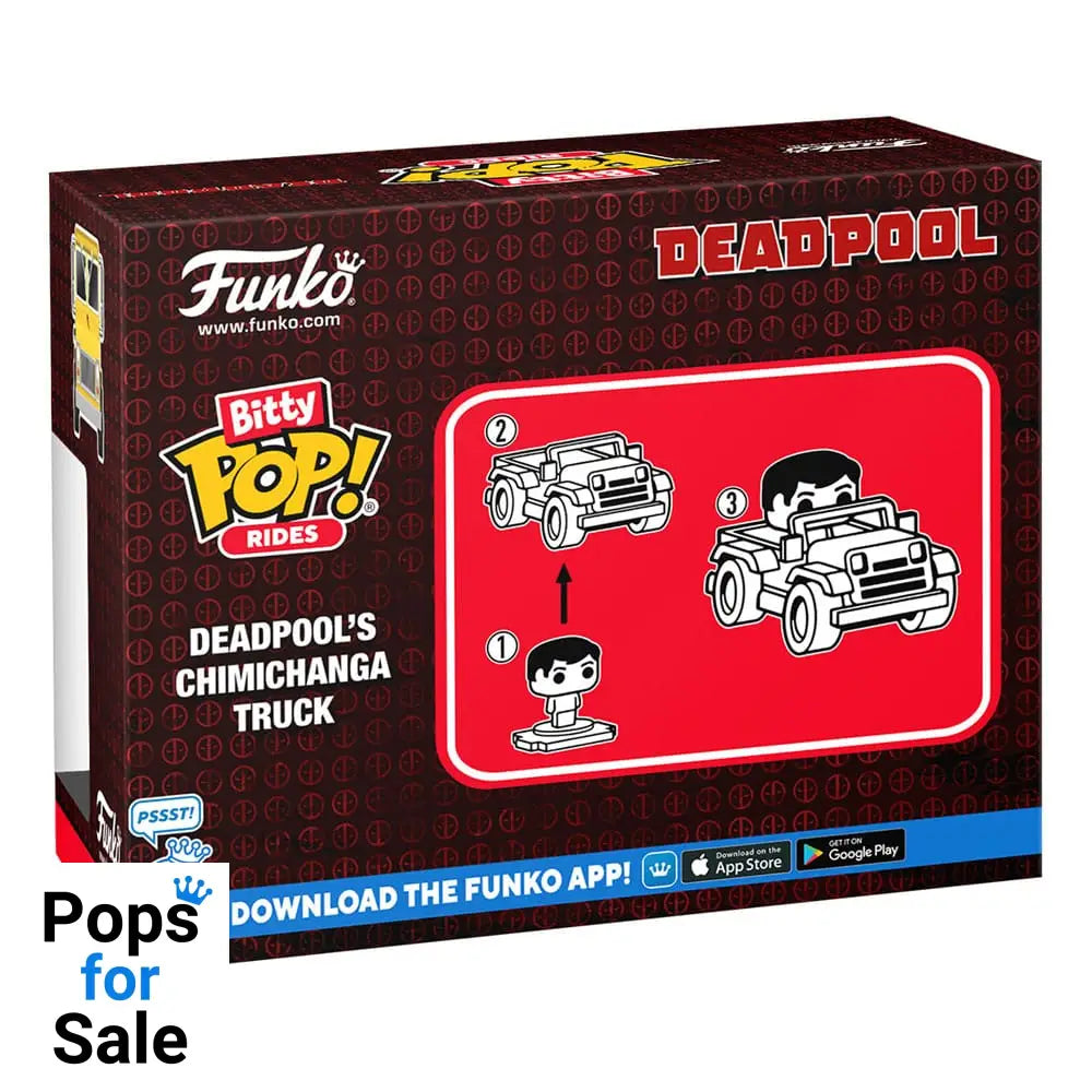 Marvel POP! Rides Vinyl Figure Deadpool w/Chimichanga Truck 2,5 cm