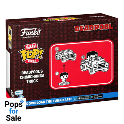 Marvel POP! Rides Vinyl Figure Deadpool w/Chimichanga Truck 2,5 cm