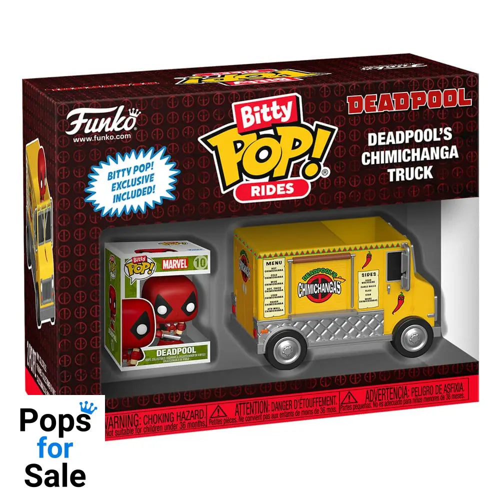 Marvel POP! Rides Vinyl Figure Deadpool w/Chimichanga Truck 2,5 cm