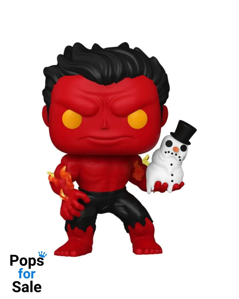 Marvel POP! Vinyl Figure Holiday Red Hulk 9 cm