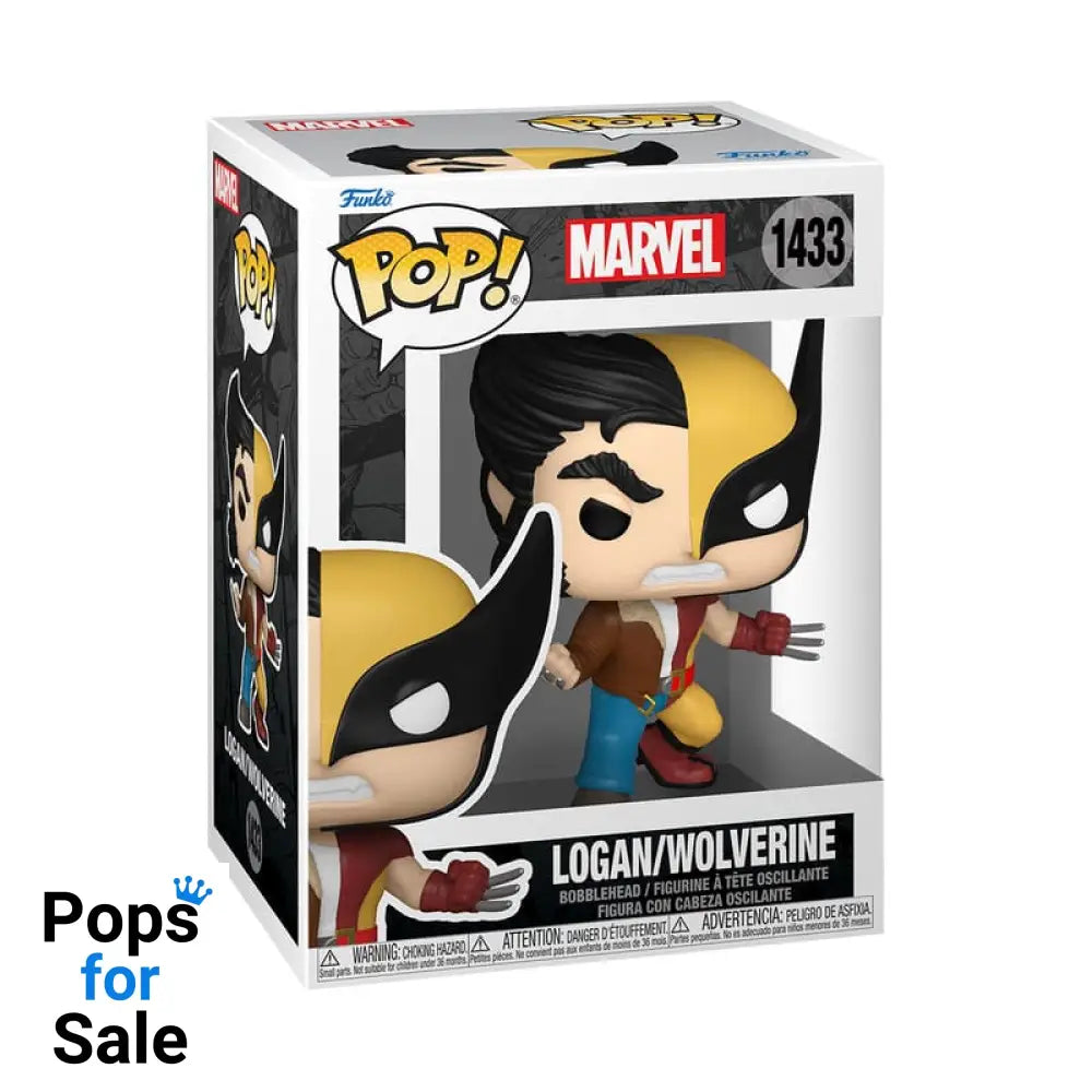 Marvel POP! Vinyl Figure Split- Wolverine/Logan 9 cm