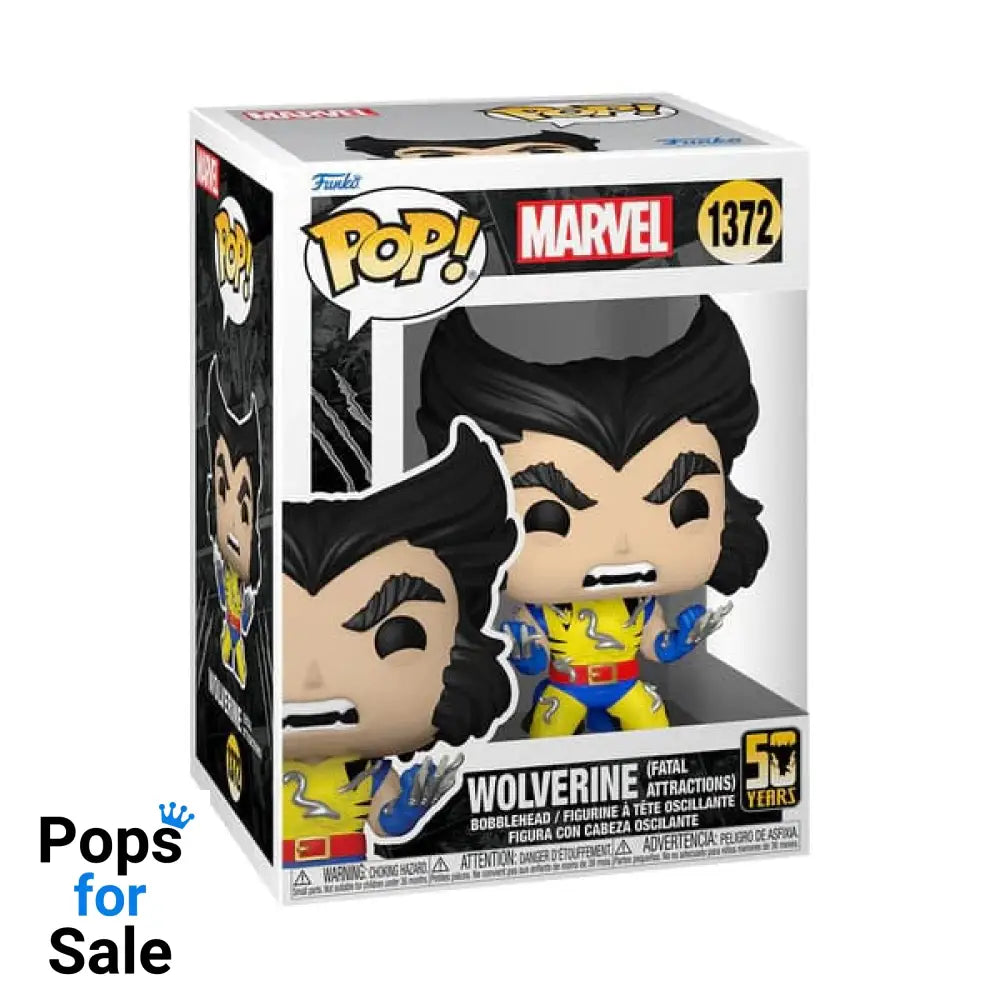 Marvel POP! Marvel Vinyl Figure Wolverine 50th - Ultimate Wolverine w/ Adamantium 9 cm