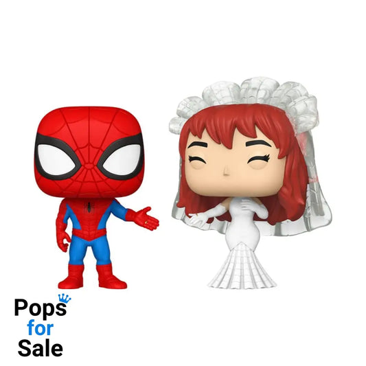 Marvel POP! Vinyl Figures 2-Pack Superhero Couples- SM & MJ 9 cm